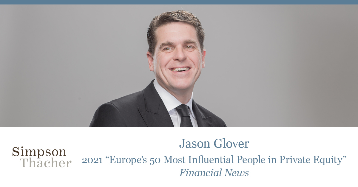 Jason Glover Named Among 2021 “Europe’s 50 Most Influential People in ...